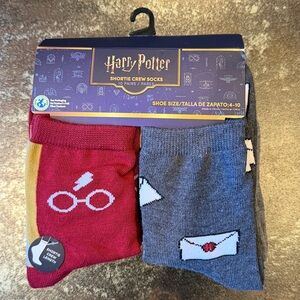 Harry Potter Shortie Crew Socks - 10 Pack